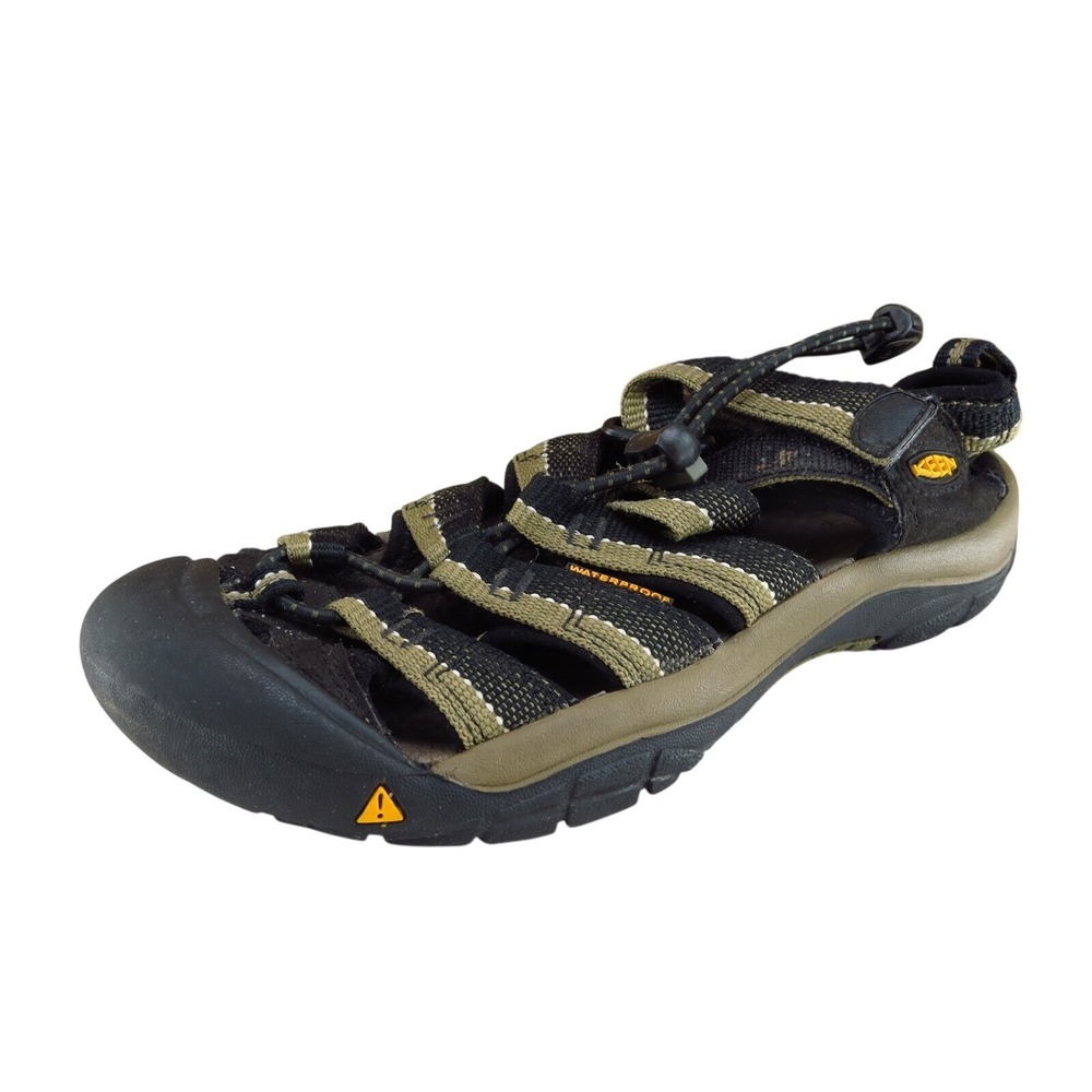 KEEN Youth Boys Shoes Sz 2 M Black Fabric Sport
